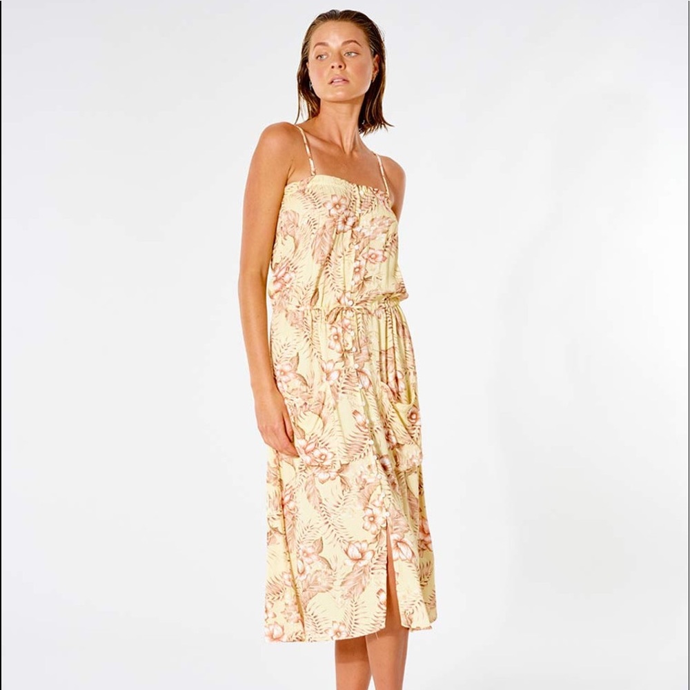 🔆RIP CURL🔆 PLAYABELLA MIDI DRESS - Picture 6 of 14